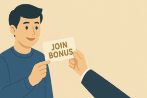 入社祝い金を受け取る