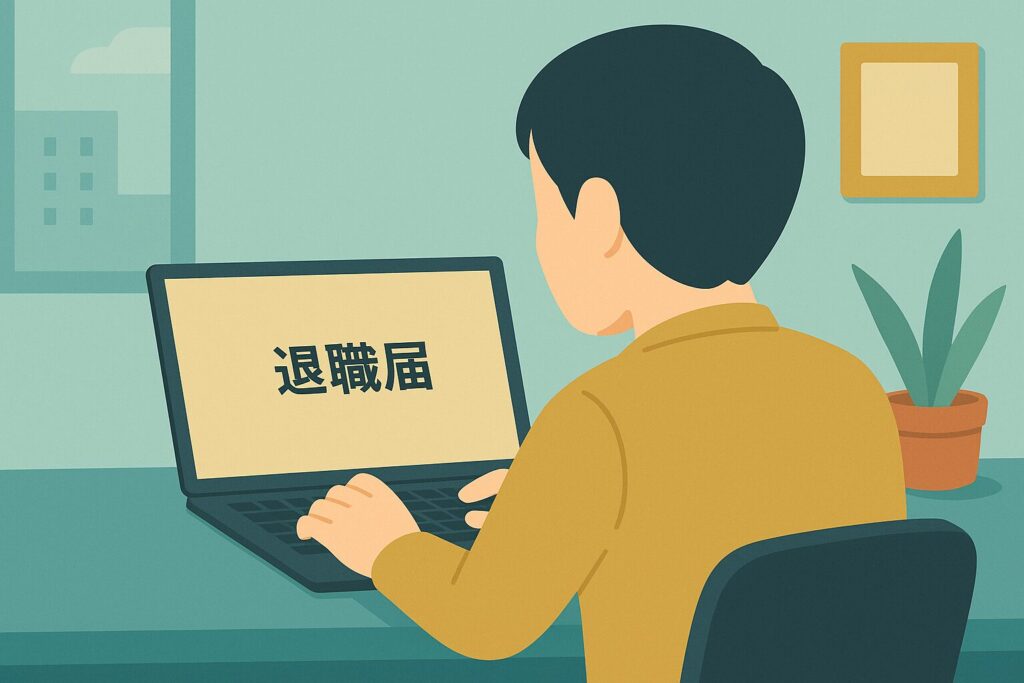 退職届を書く