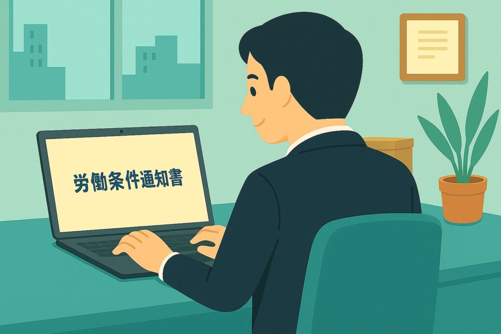 労働条件通知書作成
